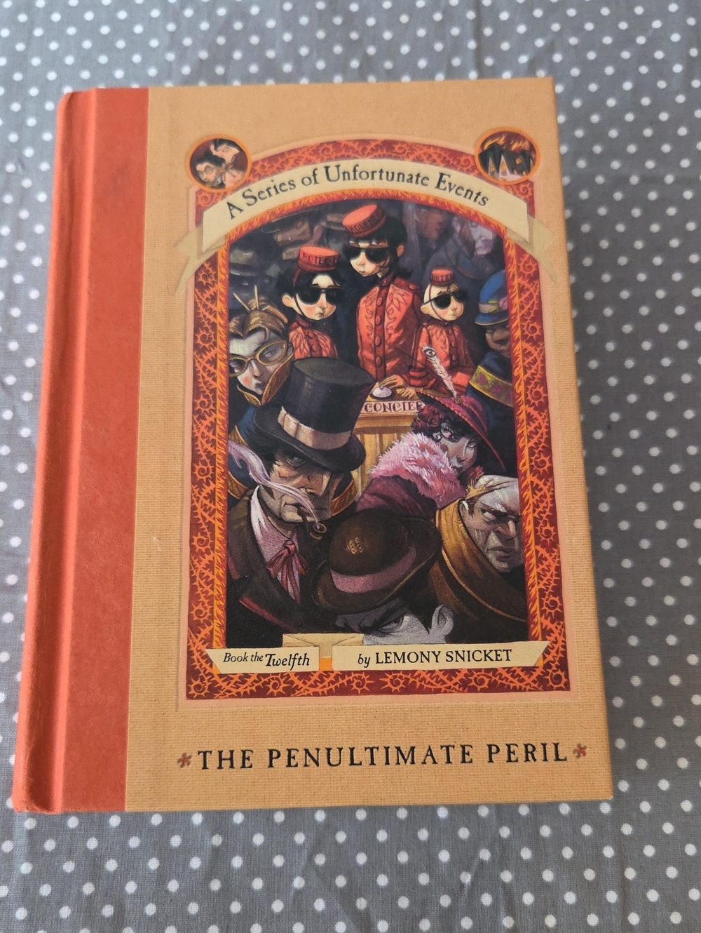 The Penultimate Peril Hardcover Book - Orange Cover